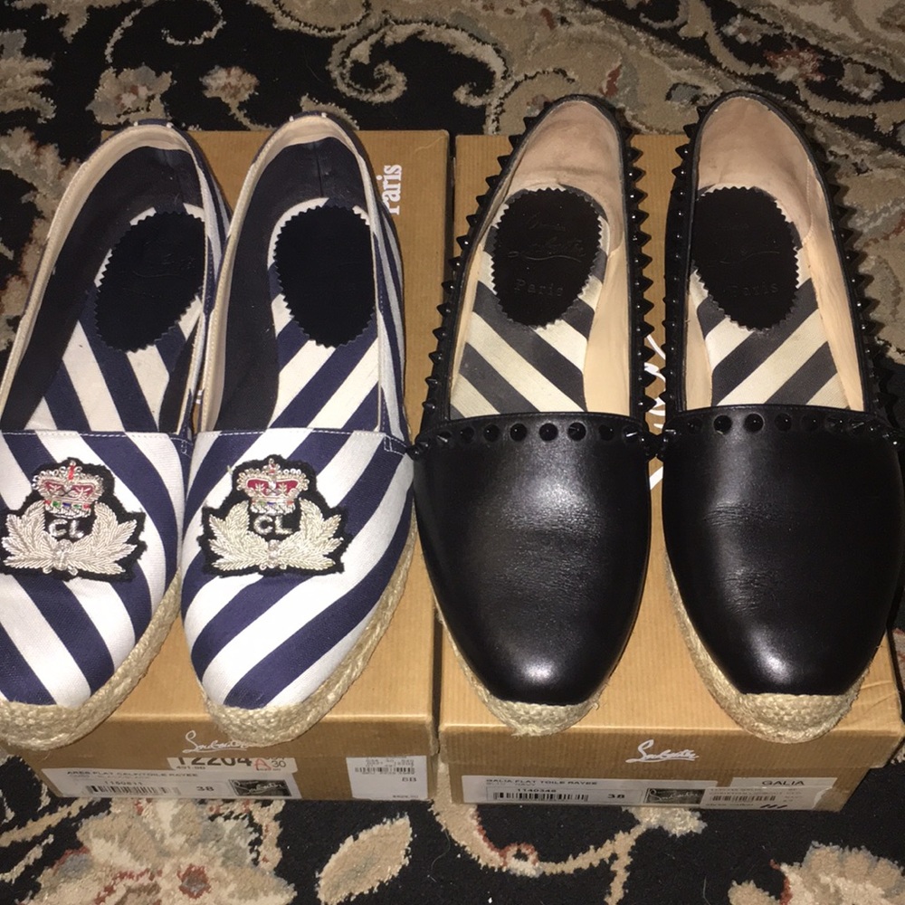 Christian Louboutins Size 38 / 2 pairs
